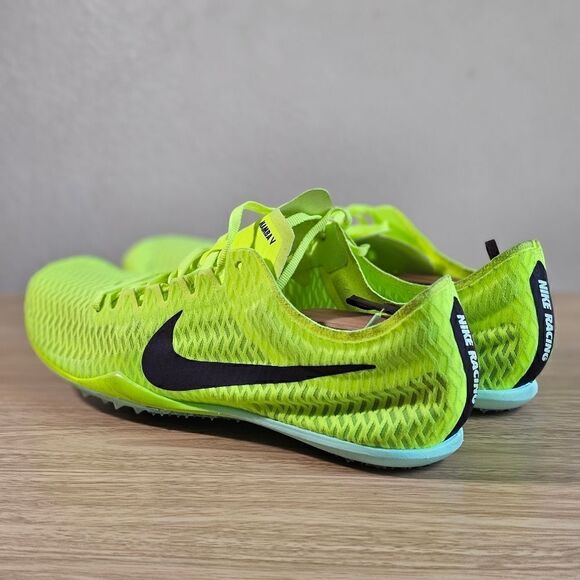Nike Zoom Mamba V Track Spikes Running Shoes Women's 13.5 Volt Black DR9945-700 - Picture 6 of 15